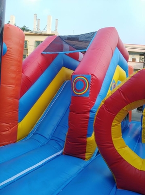 Openlucht de Spronghuis van Jumper Inflatable Combo Bouncer Castle van de Pretsprong