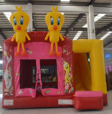 Jonge geitjesclown Inflatable Bouncy Castle dat Combo-het Bewijs van het Parkwater springt