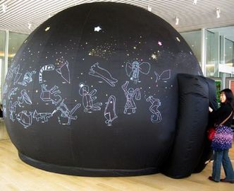 Verbazende Astronomische Opblaasbare Tent/Draagbare Planetariumkoepel voor Digitale Projectie