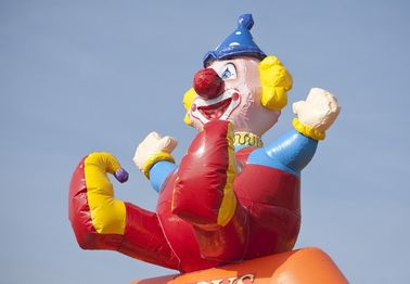 2 in 1 Kasteel van Bouncy van de Opblaasbare Combo-Kinderen van de Uitsmijters Gele Clown met Dia
