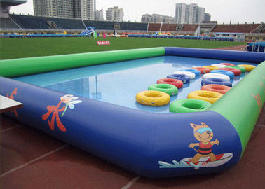 Het leuke Verzegelde Zwembad van de Embleemdruk Lucht voor Jong geitje/de Jonge geitjes zwemmen Pools voor Pret