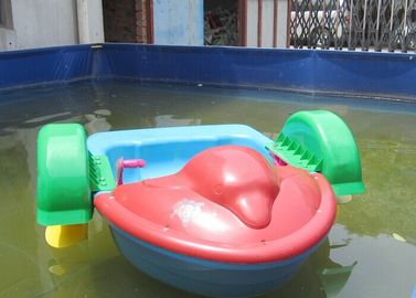 Mini Opblaasbaar Waterspeelgoed Één Boot van de Persoonspeddel, de Peddelboot van het Dolfijn Zwembad