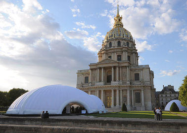 Geleide Lichte Opblaasbare Exhition-Tent bij Nacht, Permanente Tent met Deur voor Grote Gebeurtenis
