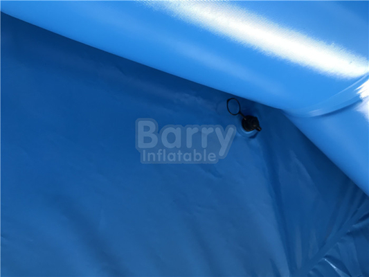 Lichtblauwe Kleuren Draagbare Opblaasbare Pool met Luchtpomp Logo Printing