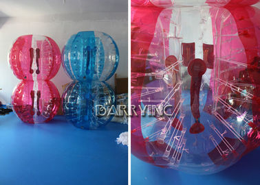 Openlucht Opblaasbaar Jonge geitjesspeelgoed 1.8M Materiële Halve Blauwe de Bellenbal van TPU/Rode Bellenballen