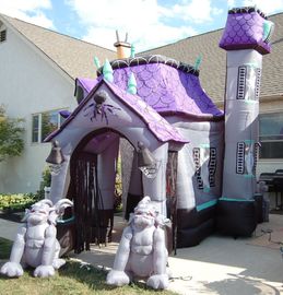 Van het Spookhuishalloween van Halloween Opblaasbare de Partijdecoratie die Inflatables adverteren