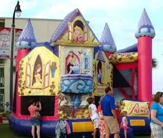 De prinses Disney als thema had de Opblaasbare Commerciële Rang van Spronghuizen voor Kinderen