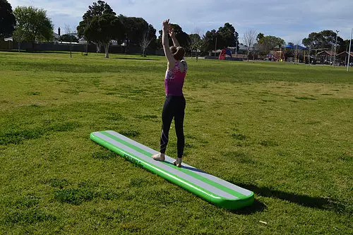 Outdoor Gym Apparatuur Opblaasbare Lucht Evenwichtsbalk Luchtmatras Gymnastiekmatten Voor Kind: