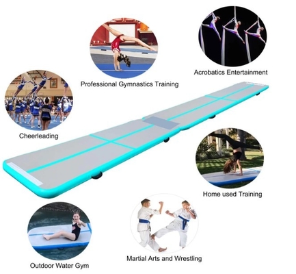 DWF+1.2mm tuimelt Plato Inflatable Air Tumbling Track voor Gymnastiek Mat