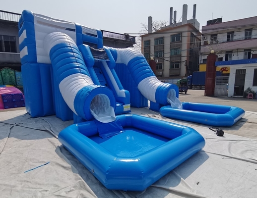 Jumper Combo Castle Pool Inflatable-het Water glijdt Grote Opblaasbare Dubbele Dia Digitale Druk
