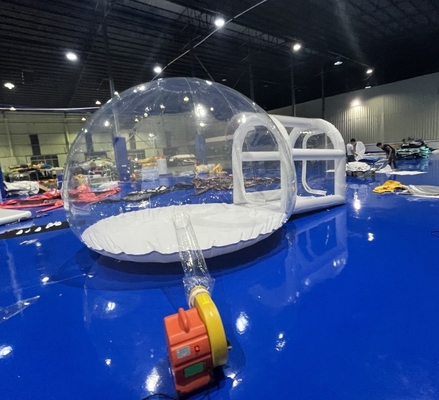 1mm PVC Transparante Opblaasbare Bubble Camping Tent Digitaal printen