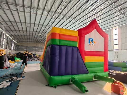 0.55mm het Springen van pvc Commerciële Kastelendieren Jumper Inflatable Castle