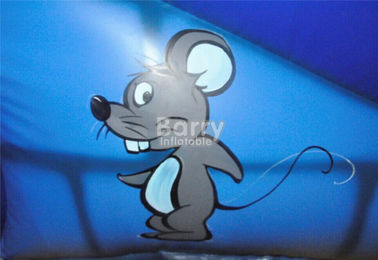 Mickey muis Opblaasbaar Uitsmijter Blauw Opblaasbaar het Springen Huis met Dia