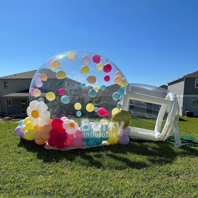 Warmballon Glamping Tent Draagbare Duidelijke opblaasbare bubbel tent 7 Werkdagen Productietijd