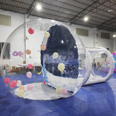 Eenvoudig op te zetten opblaasbare bubbel tent ballon bubbel huis beschikbaar voor uw volgende avontuur