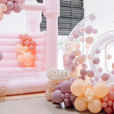 Makkelijk op te zetten opblaasbare tent ballon bubbelhuis commercieel opblaasbaar voor op maat afdrukken en snel verzenden