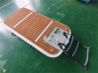 Makkelijke installatie Private kleine opblaasbare Jet Ski Floating Dock voor boot