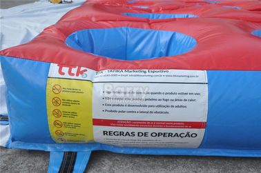 Opblaasbaar Hindernisras, van de de Hindernismatras van Inflatables 5k de Looppasgrootte 20x10x1.2M