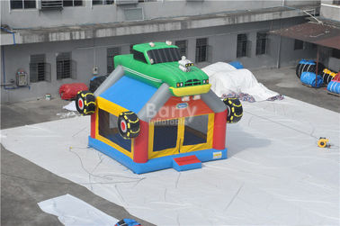 De commerciële Reuzebouncy-Auto van de Kasteel Grappige Bouw/Huis van de Vrachtwagen het Opblaasbare Sprong