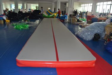 Openlucht Opblaasbare Aangepaste de Gymnastiekmat van het Luchtspoor/Opblaasbare Stuiterende Mat