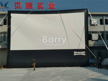 Scherm van de doek het Opblaasbare Film voor Openluchtgebeurtenis, het Opblaasbare Projectorscherm