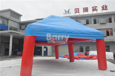 Openlucht Grote Gebeurtenis die Opblaasbare Tent, Rode en Blauwe Draagbare Tent lucht-Saeled adverteren