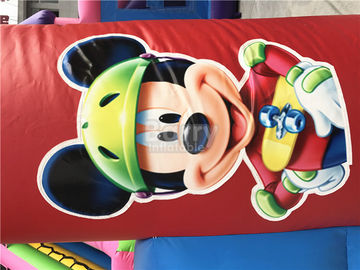 De aangepaste Dia van het Mickey muis Opblaasbare Springende Kasteel voor Binnenplaats