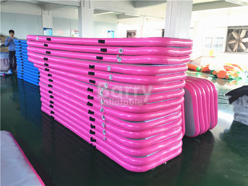 Duurzame Zachte Roze Opblaasbare de Gymnastiekmat van het Luchtspoor/Drijvende Watermat