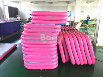 Duurzame Zachte Roze Opblaasbare de Gymnastiekmat van het Luchtspoor/Drijvende Watermat