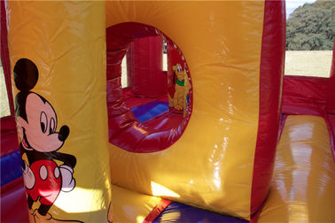 Het prachtige Mickey muis het Springen Huis van de Kasteel Opblaasbare Sprong voor Commercieel Vermaak