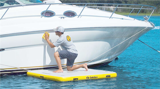 SCT-het Schip van het Watermat inflatable boat docks for van pvc het Schoonmaken