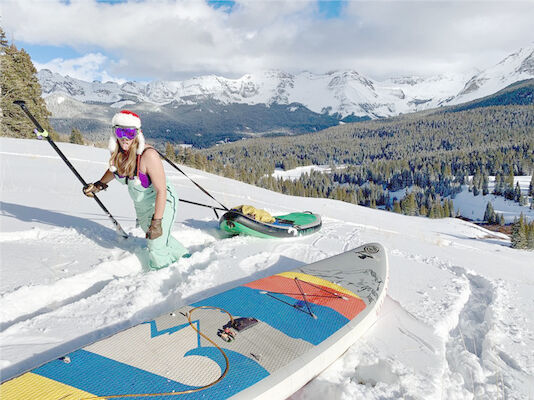 Fanatieke Ski Facility Inflatable-SUP Raad Logo Custom