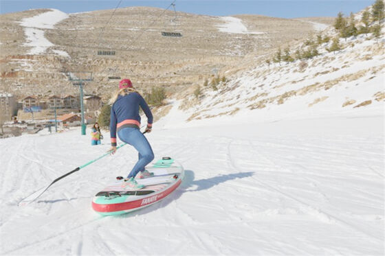 Fanatieke Ski Facility Inflatable-SUP Raad Logo Custom