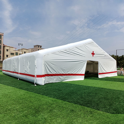 Het grote Luchtdichte Opblaasbare Gebruik van het het Rode Kruisziekenhuis van de Noodsituatietent