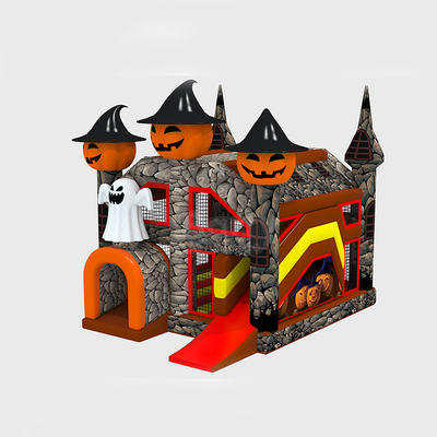 De Uitsmijterhuis van kinderenpvc Opblaasbaar het Springen Kasteel voor Halloween-Festival