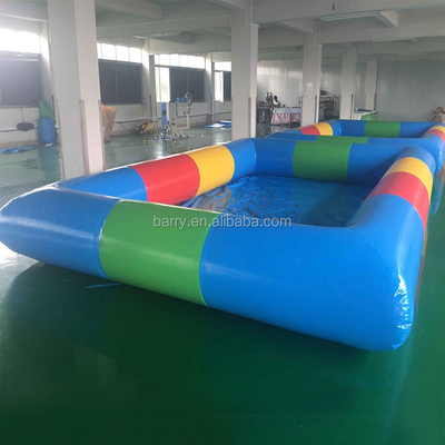 Het kleurrijke Volwassen 0.9mm Opblaasbare Zwembad van pvc voor Openlucht
