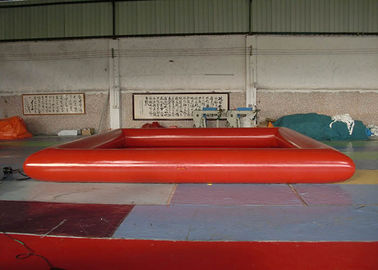 Rode Rechthoekslag - omhoog Zwembad met het Vuurvaste 0.9mm Geteerde zeildoek van pvc