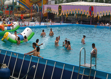 De commerciële Grote Rechthoekige Pool van het Metaalkader, Mobiel Zwembad voor Park