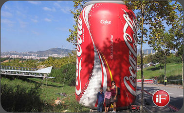 Duurzame Opblaasbare Reclameproducten/Opblaasbare de Coca-colafles van pvc