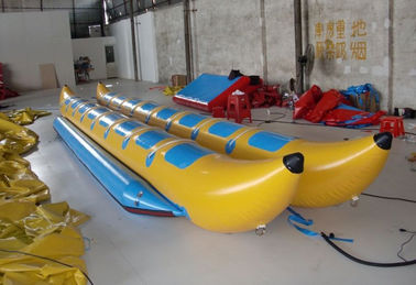De dubbele Boot van Steeg Opblaasbare Vliegende Vissen, pvc-Boot van de Geteerd zeildoek de Opblaasbare Banaan voor het Spel van de Watersport