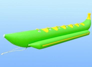 Groene 0.9mm Volwassen Opblaasbare Towable de Banaanboot van pvc met 6 Zetels