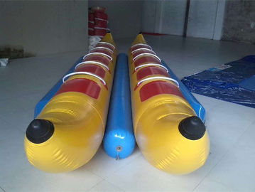 10 zetels Opblaasbare Stuk speelgoed Boot, Opblaasbare de Banaanboot van de dubbel-tripple-Dubbelsteek