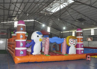 Het reuze Dierlijke Kasteel van Bouncy van Speelplaats Opblaasbare Kinderen met Dia