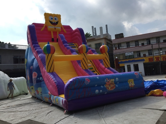 1000D Plato Commercial Inflatable Slide Jumping-de Spronghuis van de Kasteellucht