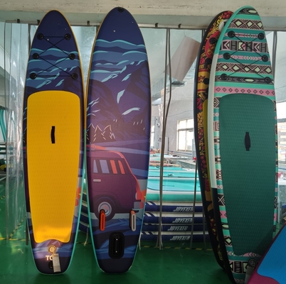 De dubbele Laag Opblaasbare SUP Raad Aangepaste Surfplank van de Peddelraad
