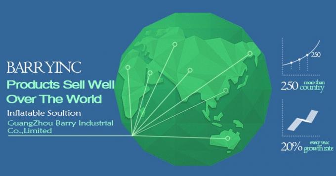 Toont de brand Achtergebleven Handel Opblaasbare Tent met Tunnels 1