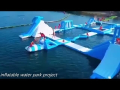 Van het overzeese de Opblaasbare Drijvende fabriek van China Waterpark