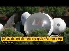 1.0mm van de de Bellentent van pvc Materiële Opblaasbare Openlucht de Luchtkoepel 3m Diameter