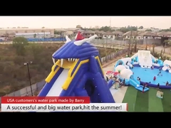 Reuzenopblaasbaar waterpark te koop