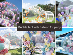 Nieuwe opblaasbare bubbel tent met ballon